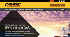 Desktop Screenshot of chemtrec.com